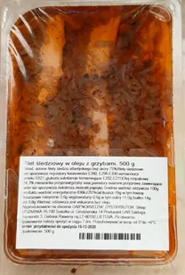 ﻿Filet Śledziowy W Oleju, 500 G Litewskie Przysmaki - Konserwy i dania rybne - miniaturka - grafika 1