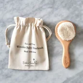 Szczotki do włosów dla dzieci - Szczotka do pielęgnacji włosów z kozim włosem JackOJuno - miniaturka - grafika 1