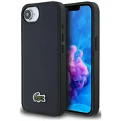 Etui i futerały do telefonów - Etui LACOSTE Iconic Petit Pique Woven Logo MagSafe do Apple iPhone 16e Granatowy - miniaturka - grafika 1