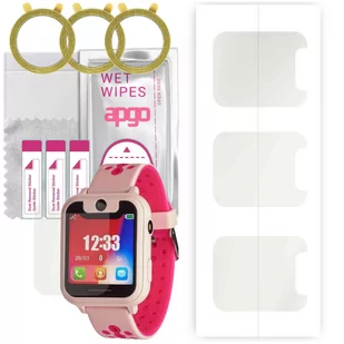 3x Folia hydrożelowa MATOWA do Garett Kids Nice (dla dzieci) - apgo Smartwatch Hydrogel MATTE Protection Ochrona na ekran smartwatcha - Akcesoria do smartwatchy - miniaturka - grafika 1