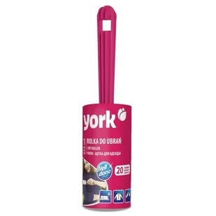 YORK Rolka do ubrań YORK 100209 Różowy - Akcesoria i części AGD - miniaturka - grafika 1