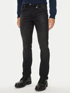 Spodnie męskie - Richmond X Jeansy Simov UMA24189JE Czarny Slim Fit - miniaturka - grafika 1