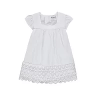 Sukienki i spódniczki dla dziewczynek - Dziewczęca sukienka, biały, rozmiar 68 - miniaturka - grafika 1