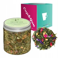 Herbata - Zielona herbata EGZOTYCZNA truskawki maliny ananas mango papaja 120g - sypana liściasta herbata PREMIUM na prezent upominek podarunek Cup&You - miniaturka - grafika 1