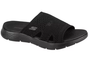 Skechers Go Walk Flex Sandal - Elation 141425-BBK, Damskie, klapki, Czarne - Moda i Uroda OUTLET - miniaturka - grafika 1