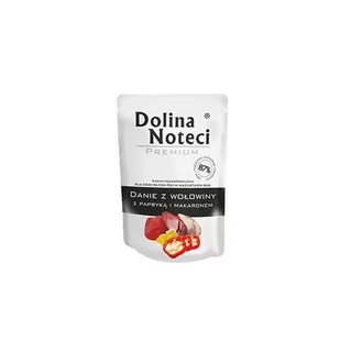 DOLINA NOTECI Danie z wołowiny z papryką i makaronem 100g-karma mokra dla psa - Mokra karma dla psów - miniaturka - grafika 1