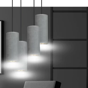 Emibig Bente lampa wisząca 4-punktowa szara 1060/4PREM 1060/4PREM - Lampy sufitowe - miniaturka - grafika 3