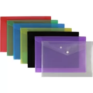 Akcesoria do projektorów - Teczka kopertowa DL SATYNA zielona BIURFOL TKS-03-02 - miniaturka - grafika 1