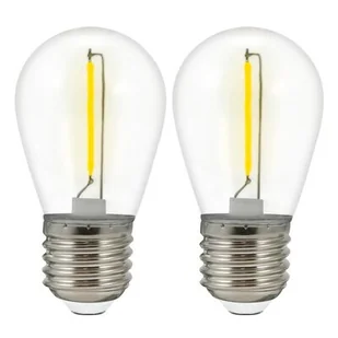 ZESTAW 2x LED Żarówka PARTY E27/0,3W/36V żółta - Żarówki LED - miniaturka - grafika 1