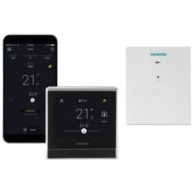Termostat Siemens Bezdrátová startovací sada pro kotel (RDS110.RK) - Systemy inteligentnych domów - miniaturka - grafika 1