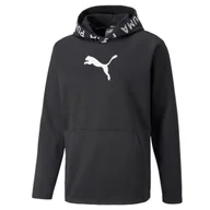 Bluzy męskie - Bluza z kapturem męska Puma TRAINING PWRFLEECE czarna 52089301-XXL - miniaturka - grafika 1