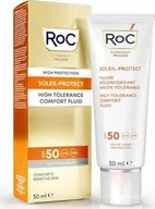 Balsamy i kremy do opalania - RoC Balsam do Opalania Roc High Tolerance Skóra wrażliwa SPF 50 50 ml - miniaturka - grafika 1