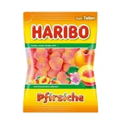 Żelki - Haribo Żelki Owocowe Brzoskwinie W Cukrowej Posypce Soczysty Smak 80G - miniaturka - grafika 1