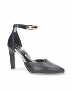 Karino 5538/076 czarne sandały szpilki skórzane modne eleganckie r.40 - Czółenka Karino 5538/076 czarne sandały szpilki skórzane modne eleganckie r.40 - Czółenka - miniaturka - grafika 1