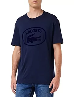 Koszulki męskie - Lacoste T-shirt męski, Marine, S - grafika 1