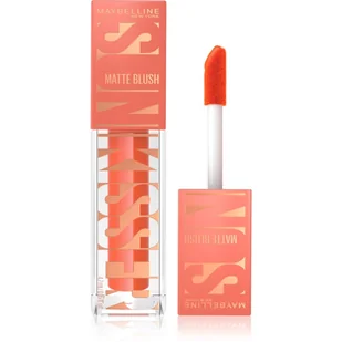 Maybelline Sunkisser Hazy Matte matowy róż w płynie 34 Peachy Quench 4,7ml - Róże do policzków - miniaturka - grafika 1