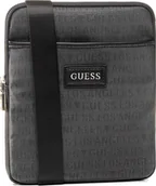 Nerki - Guess, Dan, Flat Top Zip, Textile Crossbody Bag, Grey, 19 x 23 x 2.5 cm, For Men For Men - miniaturka - grafika 1