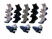 Skarpetki męskie - ZESTAW 15 PAR Skarpetki Skarpety Bawełniane Męskie Sport Robocze 43-47 - miniaturka - grafika 1