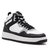 Sneakersy męskie - Sneakersy Sprandi HEAT MID MPRS-2022M03108-2 Czarny - miniaturka - grafika 1