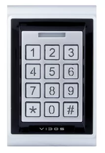 Vidos Zamek Szyfrowy ZS50 Czytnik Unique Rfid Fv - Domofony - miniaturka - grafika 1