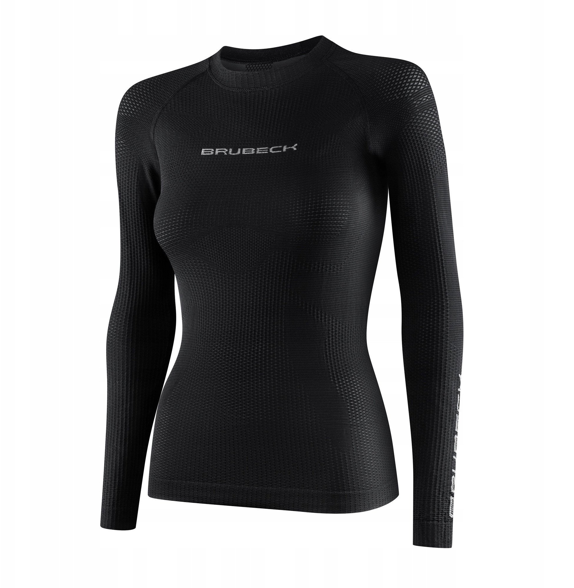 LS1594W Koszulka damska 3D PRO z długim rękawem czarny XL