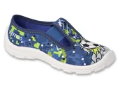 Buty dla chłopców - Kapcie dziecięce Befado 975X191 trampki chłopięce do przedszkola z piłką-27 - miniaturka - grafika 1