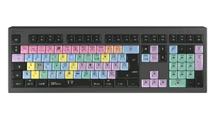 Logickeyboard LKB-FCPX10-A2M-UK klawiatura Uniwersalne USB QWERTY British English Czarny LKB-FCPX10-A2M-UK - Klawiatury - miniaturka - grafika 1
