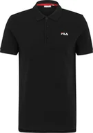 Koszulki męskie - Koszulka męska Fila Sunchon Polo czarna FAM0717 80010 S - miniaturka - grafika 1