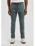 Spodnie męskie - DSTREZZED Spodnie chino w kolorze niebieskoszarym - miniaturka - grafika 1