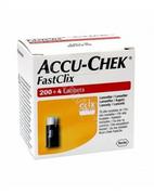 Glukometry i akcesoria dla diabetyków - Roche Accu-Chek Fastclix lancety 204 szt. - miniaturka - grafika 1