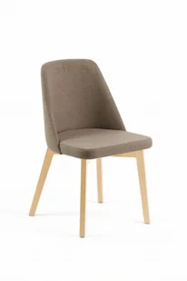 Flavio 1 krzesło tapicerowane beżowe nogi dąb artisan - Krzesła - miniaturka - grafika 1