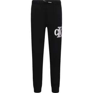 CALVIN KLEIN JEANS Spodnie dresowe | Regular Fit - Spodnie sportowe damskie - miniaturka - grafika 1
