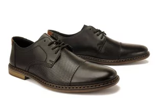 RIEKER 13427-00 black, półbuty męskie - Rieker - Półbuty męskie - miniaturka - grafika 1