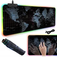 Podkładki pod mysz - PODŚWIETLANA PODKŁADKA GAMINGOWA POD MYSZ LED XXL RGB-1 - miniaturka - grafika 1