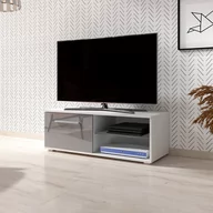 Szafki RTV - Szafka rtv PAREO kolor biały styl nowoczesny hakano - TVCABINET/VIV/PAREO/WHITE+GREY/100X36 - miniaturka - grafika 1