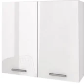 Toaletki - Szafka wisząca NEO Nowoczesnych 60 cm biała POŁYSK - miniaturka - grafika 1