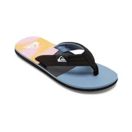 Klapki i japonki męskie - Męskie Japonki QUIKSILVER MOLOKAI LAYBACK II AQYL101339-XBBN – Niebieski - miniaturka - grafika 1