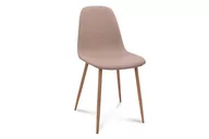 Krzesła - Krzesło KONSIMO MATRIS beżowo-dąb, 44x87x52 cm - miniaturka - grafika 1