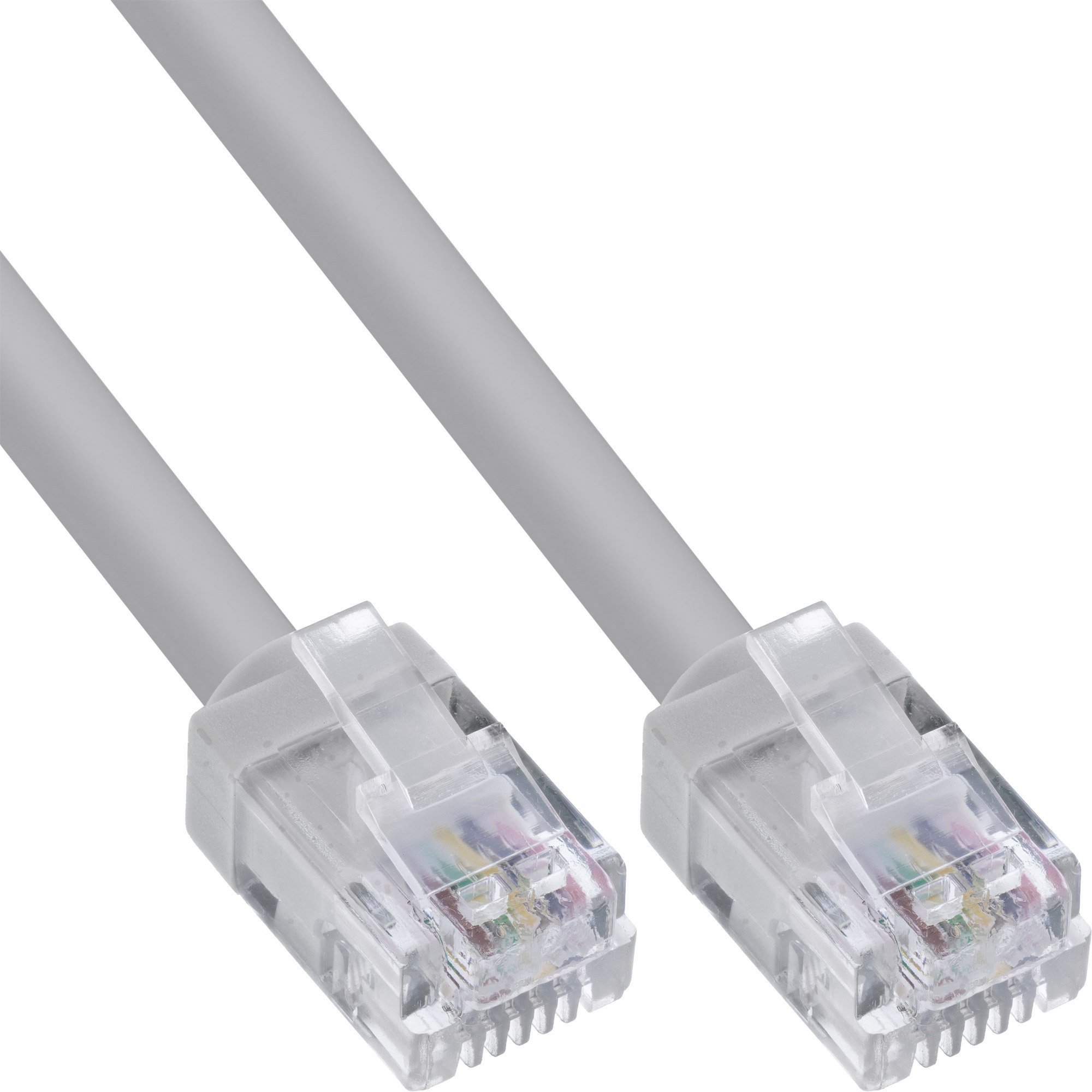 InLine Modularny kabel okrągły RJ12 Wtyk / Wtyk 6-żyłowy 6P6C 3m
