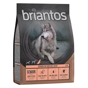 briantos Senior, indyk z ziemniakami, bez zbóż - 4 x 1 kg - Sucha karma dla psów - miniaturka - grafika 1
