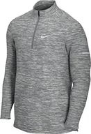 Bluzy męskie - NIKE Męska bluza M Nk Df Elmnt Top Hz, Szary dymny/szara mgła/odblaskowy srebrny, XXL - miniaturka - grafika 1