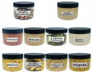 Pojemniki kuchenne - Pojemniki na żywność słoik plastikowy na przyprawy 0,5l, 10 szt. - miniaturka - grafika 1