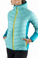 Kurtki i kamizelki sportowe damskie - Kurtka damska z kapturem Viking Becky Warm Pro Primaloft 7000 turkusowy - miniaturka - grafika 1