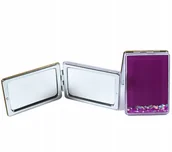 Lusterka do makijażu - Lusterko Kosmetyczne Kieszonkowe Makijaż,  Różne Kolory - miniaturka - grafika 1