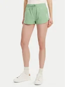 Spodenki damskie - Roxy Szorty materiałowe ERJBS03298 Zielony Regular Fit - miniaturka - grafika 1