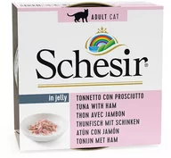 Mokra karma dla kotów - Schesir w galarecie, 6 x 85 g - Tuńczyk z szynką - miniaturka - grafika 1