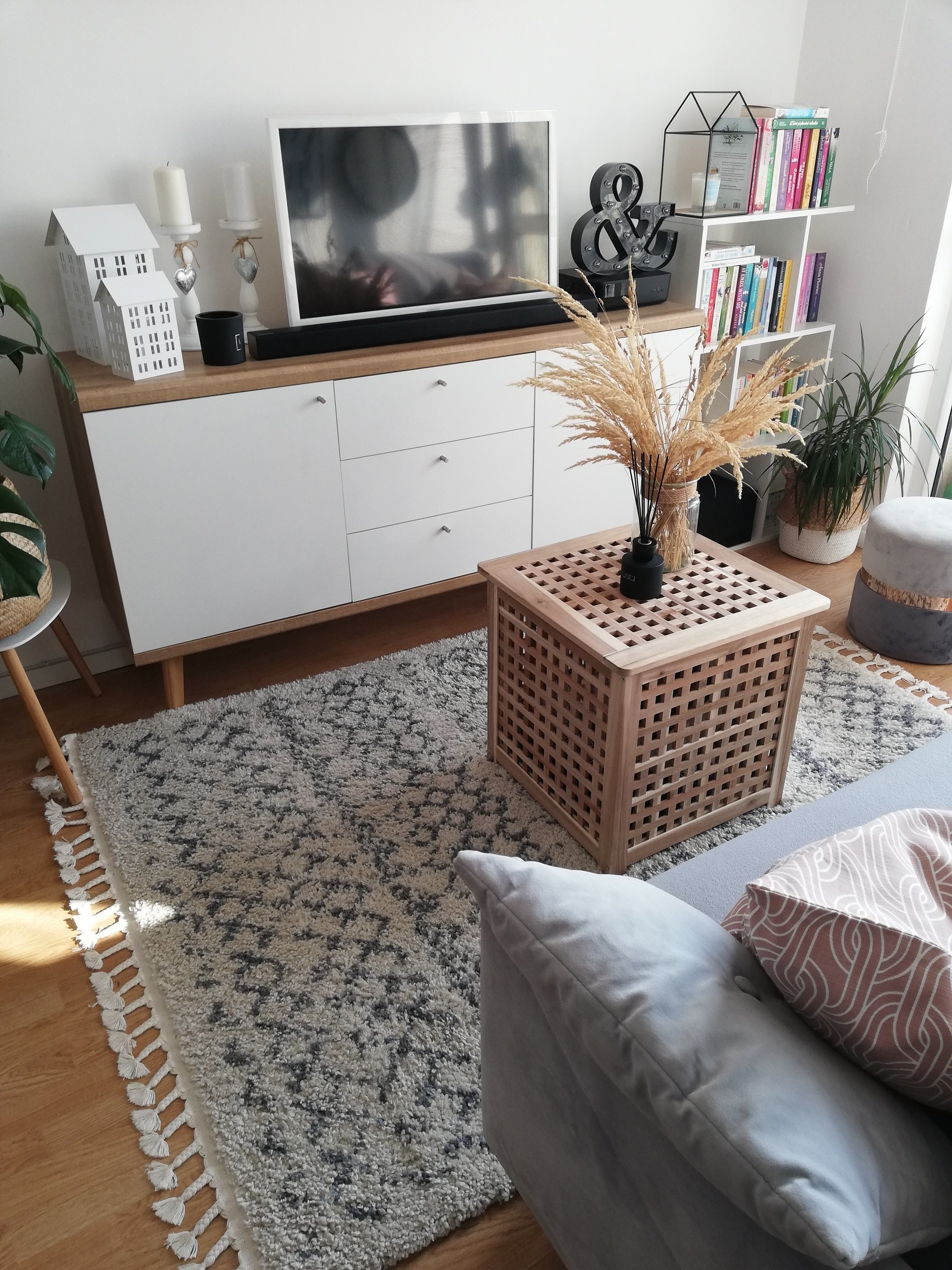 Dywan BERBER AGADIR G0522 krem / szary Frędzle berberyjski marokański shaggy beżowy 120x170 cm