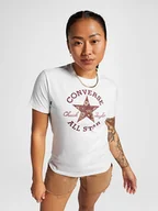 Koszulki i topy damskie - Converse Koszulka w kolorze białym - miniaturka - grafika 1
