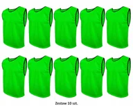 Piłka nożna - Znacznik Piłkarski Reklamowy Koszulka Treningi Zielona ZESTAW 10szt L - miniaturka - grafika 1