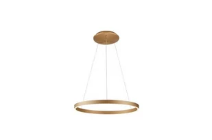 Lampa metalowa wisząca Andrea AZ5101 LED 70W złota - Lampy sufitowe - miniaturka - grafika 1
